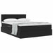 Pat cu storage cu saltea Negru 140 x 200 cm Catifea - WALTI WALTI