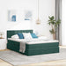 Pat cu storage cu saltea Verde închis 140 x 200 cm Catifea - WALTI WALTI