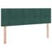 Pat cu storage cu saltea Verde închis 140 x 200 cm Catifea - WALTI WALTI