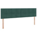 Pat cu storage cu saltea Verde închis 180 x 200 cm Catifea - WALTI WALTI