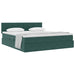 Pat cu storage cu saltea Verde închis 180 x 200 cm Catifea - WALTI WALTI