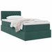 Pat cu storage cu saltea Verde închis 90 x 190 cm Catifea - WALTI WALTI