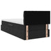 Pat cu storage cu saltea cu headboard Negru 90 x 200 cm Catifea - WALTI WALTI