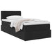 Pat cu storage cu saltea cu headboard Negru 90 x 200 cm Catifea - WALTI WALTI