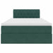 Pat cu storage cu saltea Verde închis 120 x 200 cm Catifea - WALTI WALTI