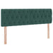 Pat cu storage cu saltea Verde închis 140 x 190 cm Catifea - WALTI WALTI