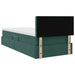 Pat cu storage cu saltea Verde închis 90 x 190 cm Catifea - WALTI WALTI