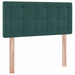 Pat cu storage cu saltea Verde închis 100 x 200 cm Catifea - WALTI WALTI