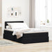 Pat cu storage cu saltea Negru 120 x 200 cm Catifea - WALTI WALTI