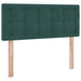 Pat cu storage cu saltea Verde închis 120 x 200 cm Catifea - WALTI WALTI