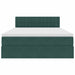 Pat cu storage cu saltea Verde închis 140 x 190 cm Catifea - WALTI WALTI