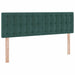 Pat cu storage cu saltea Verde închis 140 x 190 cm Catifea - WALTI WALTI