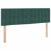 Pat cu storage cu saltea Verde închis 140 x 200 cm Catifea - WALTI WALTI