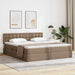 Pat cu storage Cappuccino 180 x 200 cm Piele artificială - WALTI WALTI