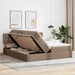 Pat cu storage Cappuccino 180 x 200 cm Piele artificială - WALTI WALTI