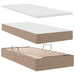 Pat cu storage Cappuccino 180 x 200 cm Piele artificială - WALTI WALTI