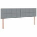 Pat cu storage Gri deschis 200 x 200 cm Piele artificială - WALTI WALTI
