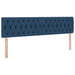 Pat cu storage albastru 180 x 200 cm Piele artificială - WALTI WALTI