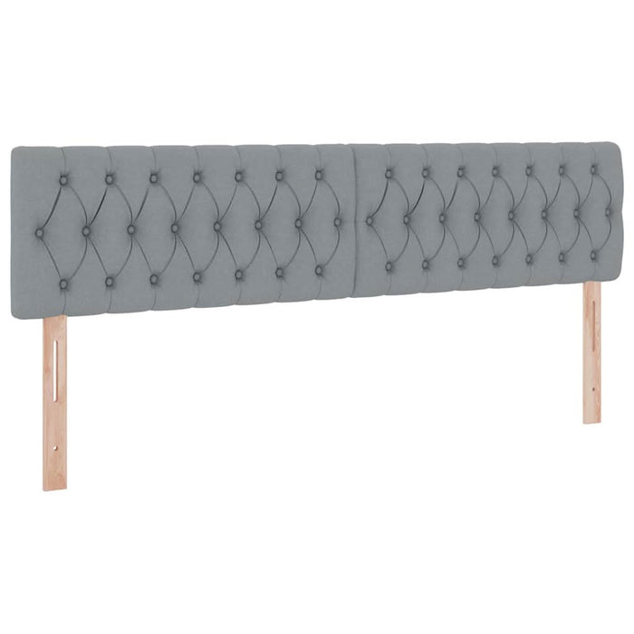 Pat cu storage Gri deschis 200 x 200 cm Piele artificială - WALTI WALTI