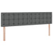 Pat cu storage Gri închis 180 x 200 cm Piele artificială - WALTI WALTI