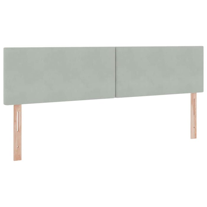 Pat cu storage cu saltea cu headboard Gri deschis 90 x 200 cm - WALTI WALTI