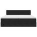 Pat cu storage cu saltea cu headboard Negru 90 x 200 cm - WALTI WALTI