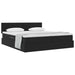 Pat cu storage cu saltea cu headboard Negru 90 x 200 cm - WALTI WALTI