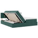 Pat cu storage cu saltea cu headboard Verde închis 90 x 200 cm - WALTI WALTI