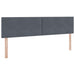 Pat cu storage cu saltea cu headboard Gri închis 100 x 200 cm - WALTI WALTI