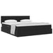 Pat cu storage cu saltea cu headboard Negru 100 x 200 cm - WALTI WALTI