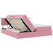 Pat cu storage cu saltea cu headboard Roz 90 x 200 cm - WALTI WALTI