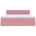 Pat cu storage cu saltea cu headboard Roz 90 x 200 cm - WALTI WALTI