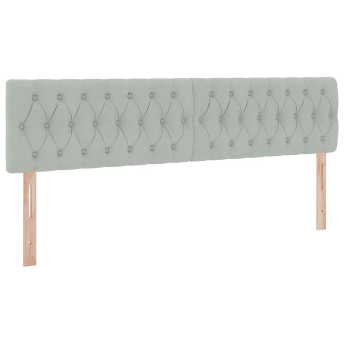 Pat cu storage cu saltea cu headboard Gri deschis 100 x 200 cm - WALTI WALTI
