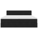 Pat cu storage cu saltea cu headboard Negru 100 x 200 cm - WALTI WALTI