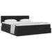 Pat cu storage cu saltea cu headboard Negru 100 x 200 cm - WALTI WALTI