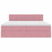 Pat cu storage cu saltea cu headboard Roz 90 x 200 cm - WALTI WALTI