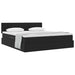 Pat cu storage cu saltea cu headboard Negru 100 x 200 cm - WALTI WALTI