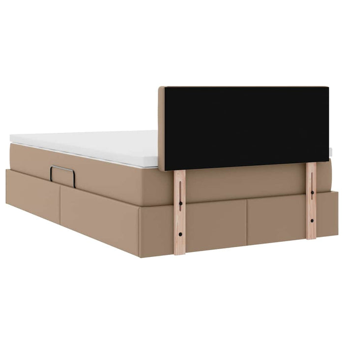 Pat cu lumini cu bandă LED Cappuccino 120 x 200 cm PVC - WALTI WALTI