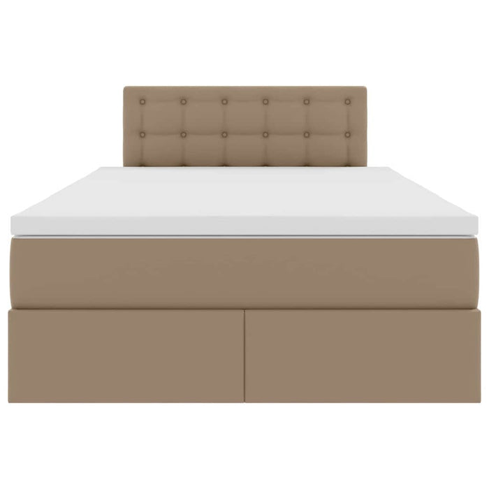 Pat cu lumini cu bandă LED Cappuccino 120 x 200 cm PVC - WALTI WALTI