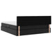 Pat cu lumini cu bandă LED cu headboard Negru 160 x 200 cm PVC - WALTI WALTI