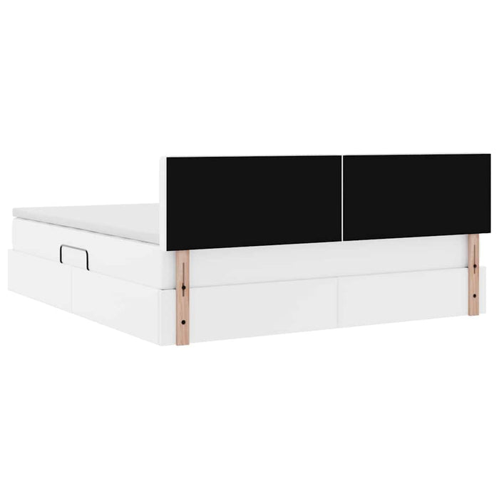 Pat cu lumini cu bandă LED Alb pur 180 x 200 cm PVC - WALTI WALTI