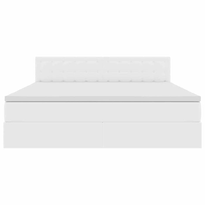 Pat cu lumini cu bandă LED Alb pur 180 x 200 cm PVC - WALTI WALTI