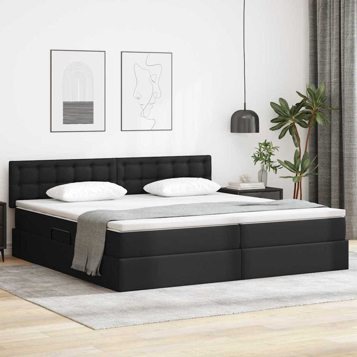 Pat cu lumini cu bandă LED Gri deschis 200 x 200 cm PVC - WALTI WALTI