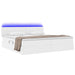 Pat cu lumini cu bandă LED Gri deschis 200 x 200 cm PVC - WALTI WALTI