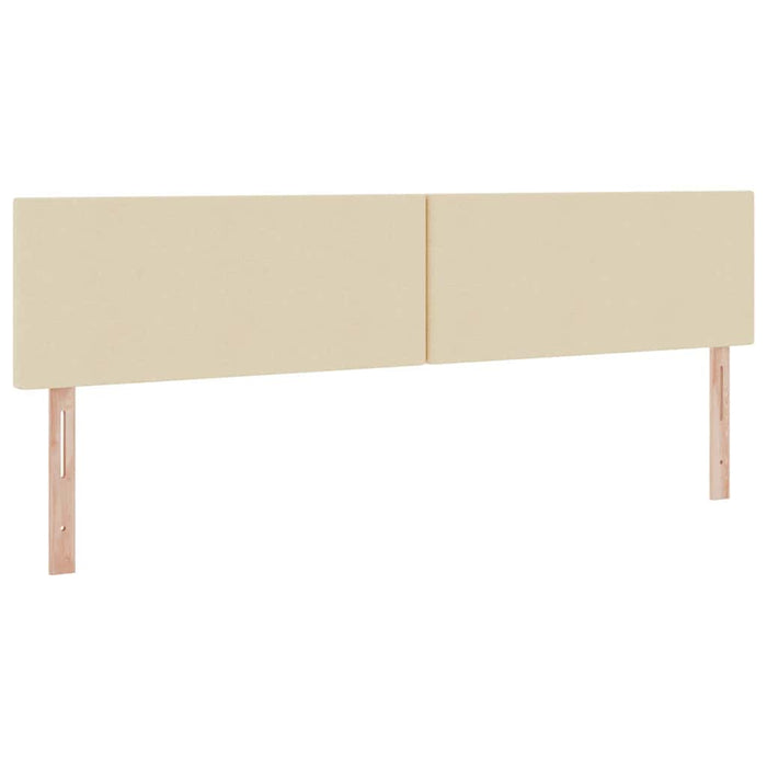 Pat cu saltea și LED cu saltea Creme 200 x 200 cm țesătură - WALTI WALTI