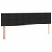 Pat cu lumini cu bandă LED Negru 200 x 200 cm țesătură - WALTI WALTI