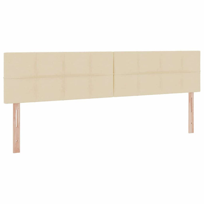 Pat cu saltea și LED cu saltea Creme 200 x 200 cm țesătură - WALTI WALTI
