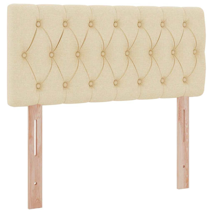 Pat cu saltea și LED cu saltea Creme 90 x 190 cm țesătură - WALTI WALTI