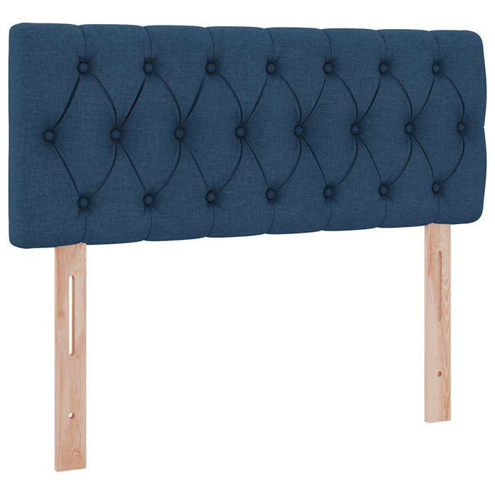 Pat cu lumini cu bandă LED albastru 120 x 200 cm țesătură - WALTI WALTI