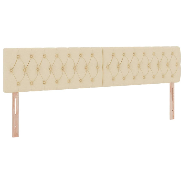 Pat cu saltea și LED cu saltea Creme 200 x 200 cm țesătură - WALTI WALTI